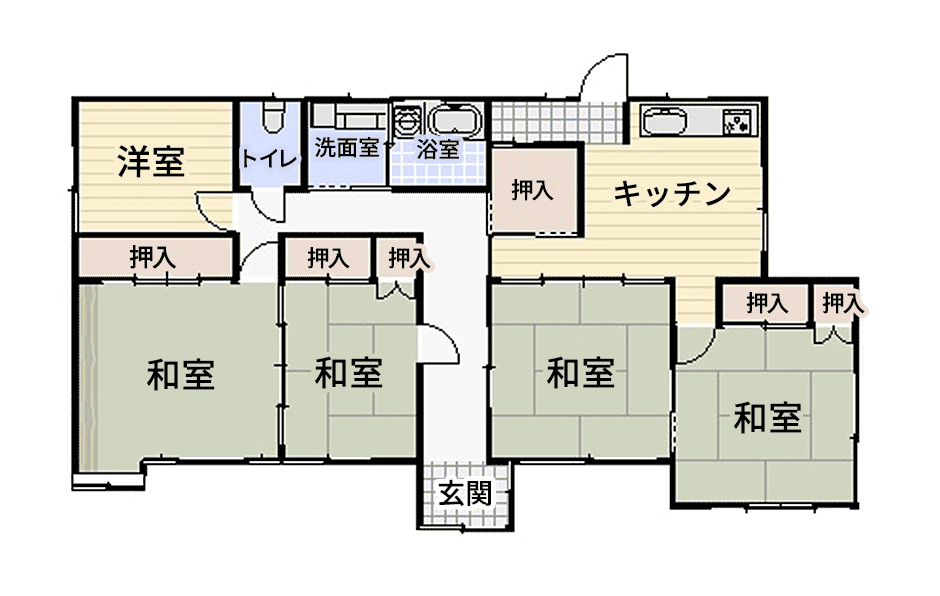 10年間空き家だった、築57年の歴史を感じる平屋。
